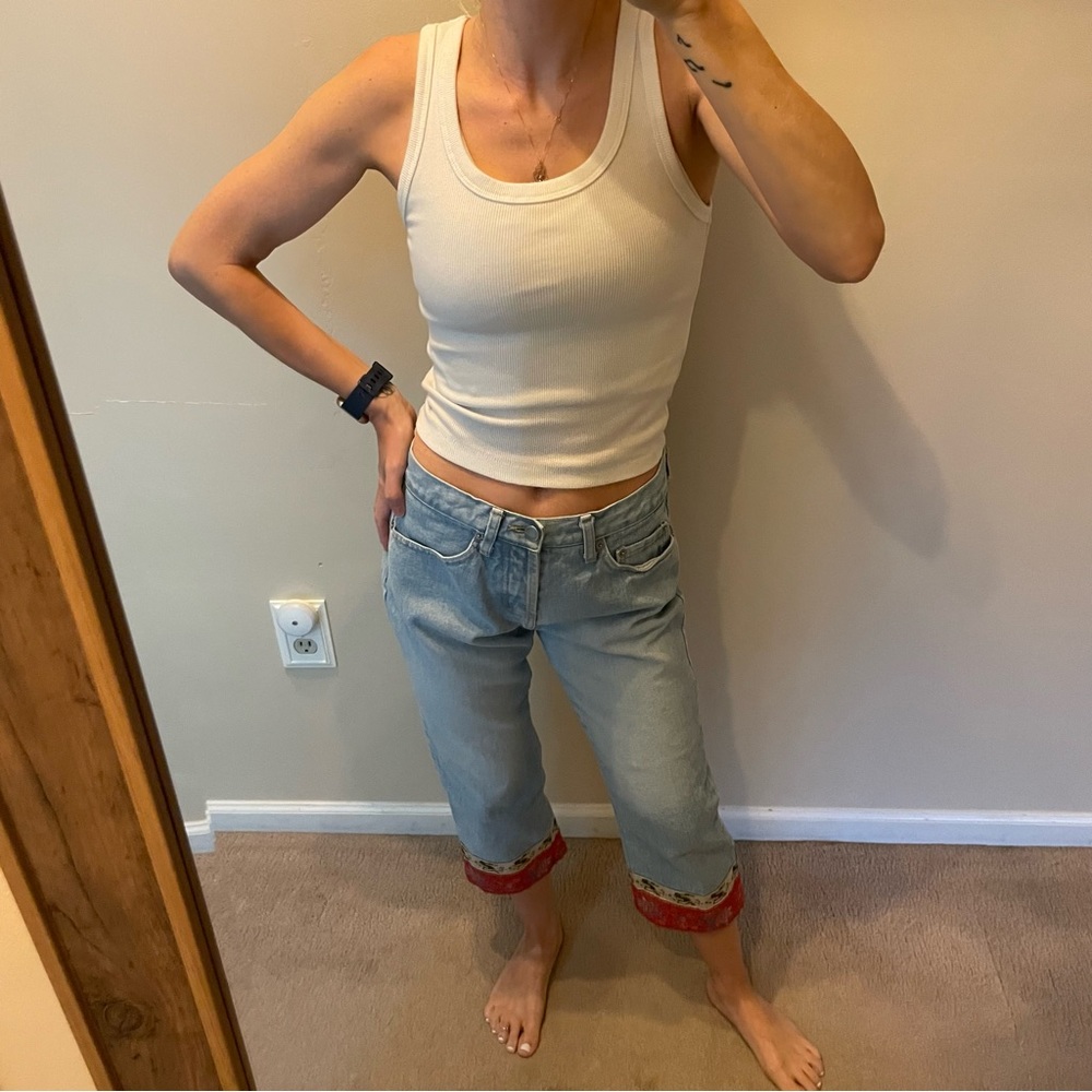 SOLD Vintage Londonjean Capri size 2 Buttonfly Jeans